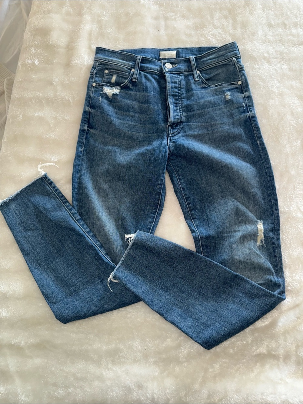 Mother the stunner ankle fray Jeans - Picture 10 of 13